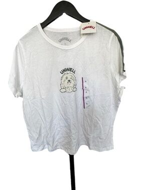 UNWELL x Target Collab Graphic Dog Tee – White Short Sleeve T-Shirt XL NWT